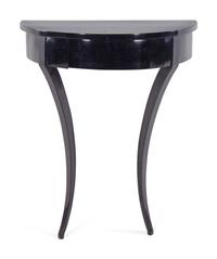 A Biedermeier Ebonized Console Table