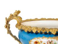 A Gilt Bronze Mounted Sèvres Style Porcelain Center Bowl
