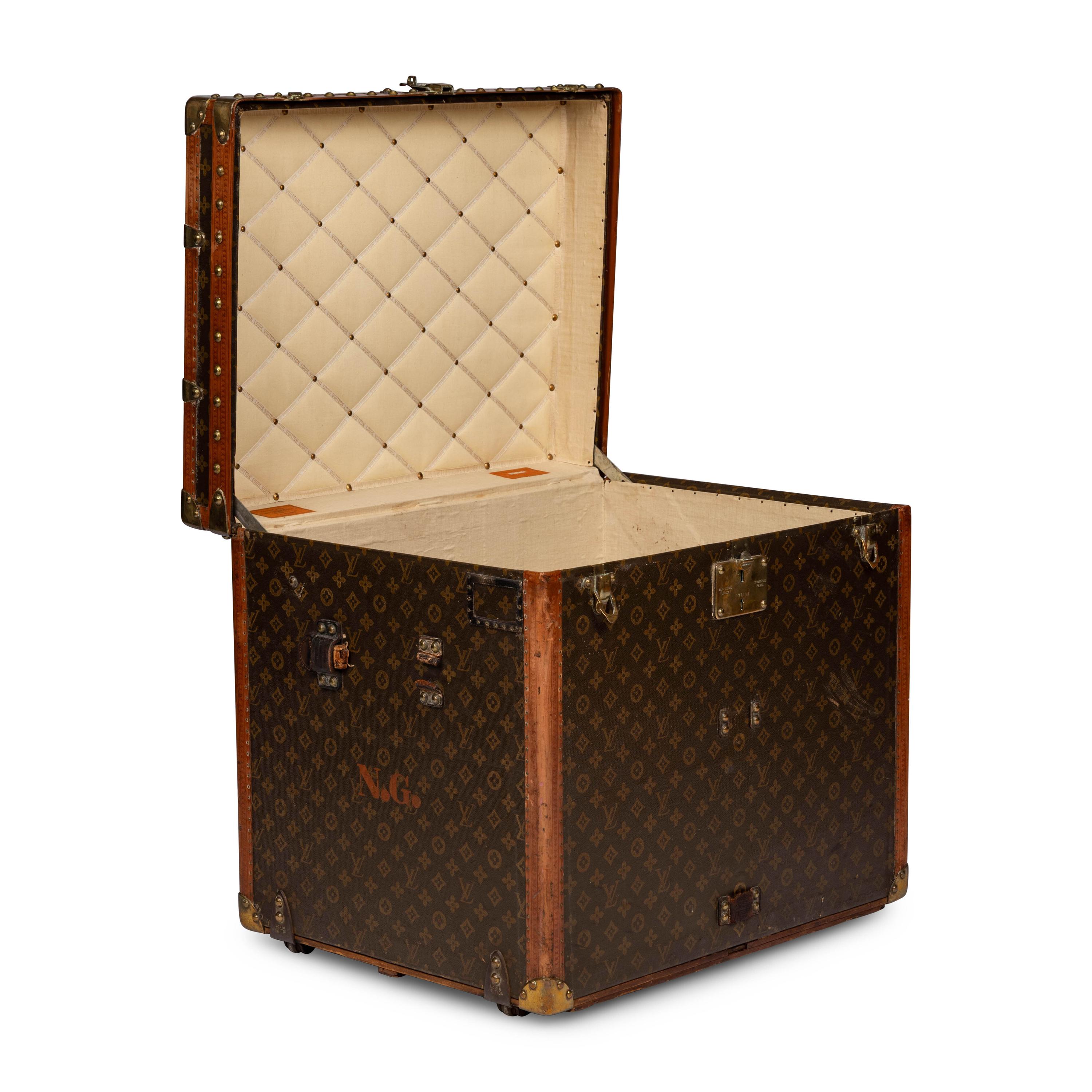 Louis Vuitton, Antique Monogram Steamer Trunk