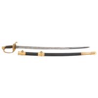 Replica Etched Blade US 1850 Foot Officer's Sword & Scabbard
