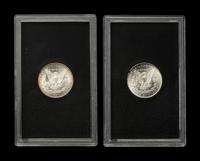 Two 1884-CC GSA: Morgan $1 Coins