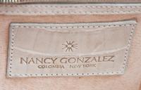 Nancy Gonzalez Grey Crocodile Bag, 2000s