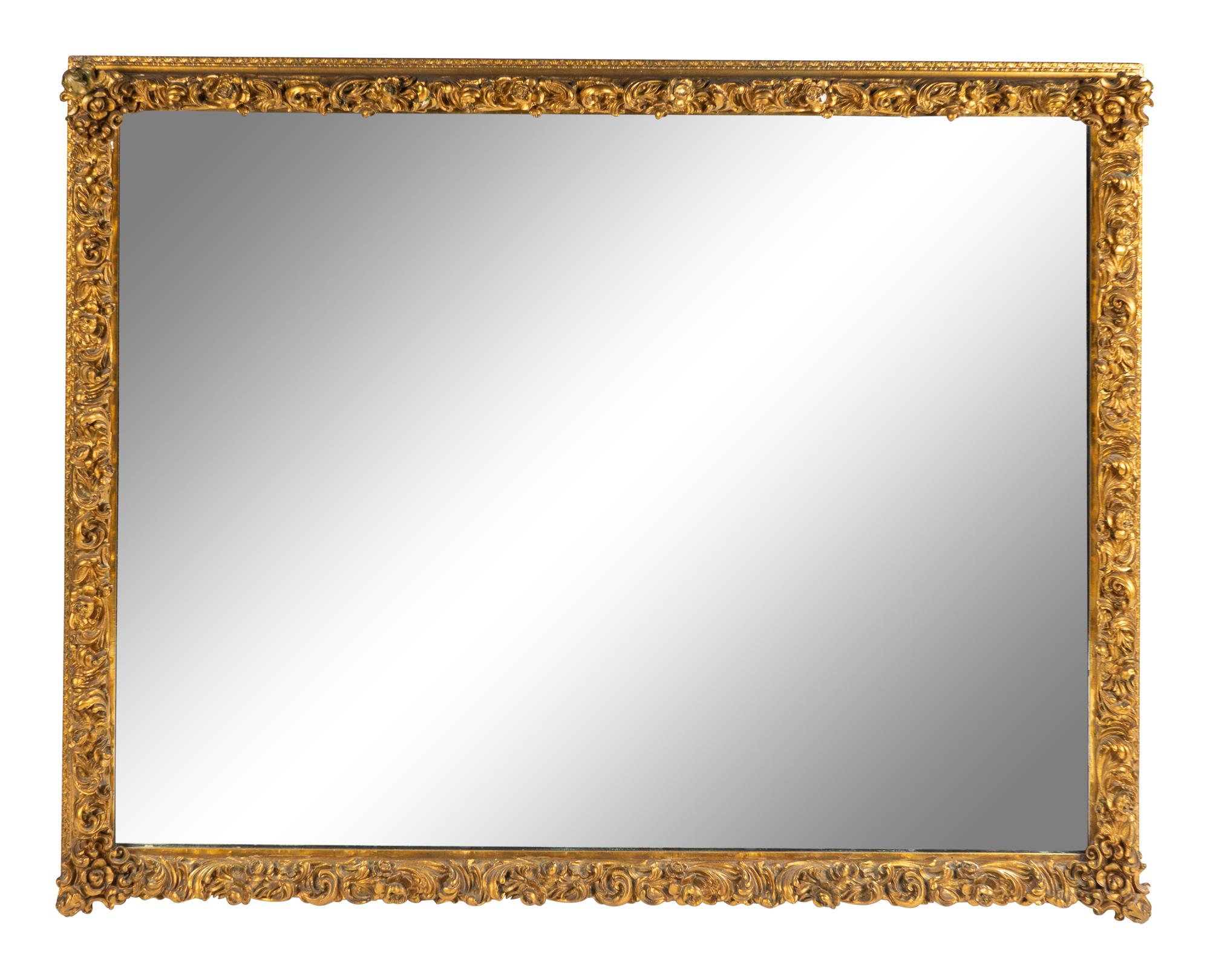 A Contintental Gilt Mirror — 20TH CENTURY