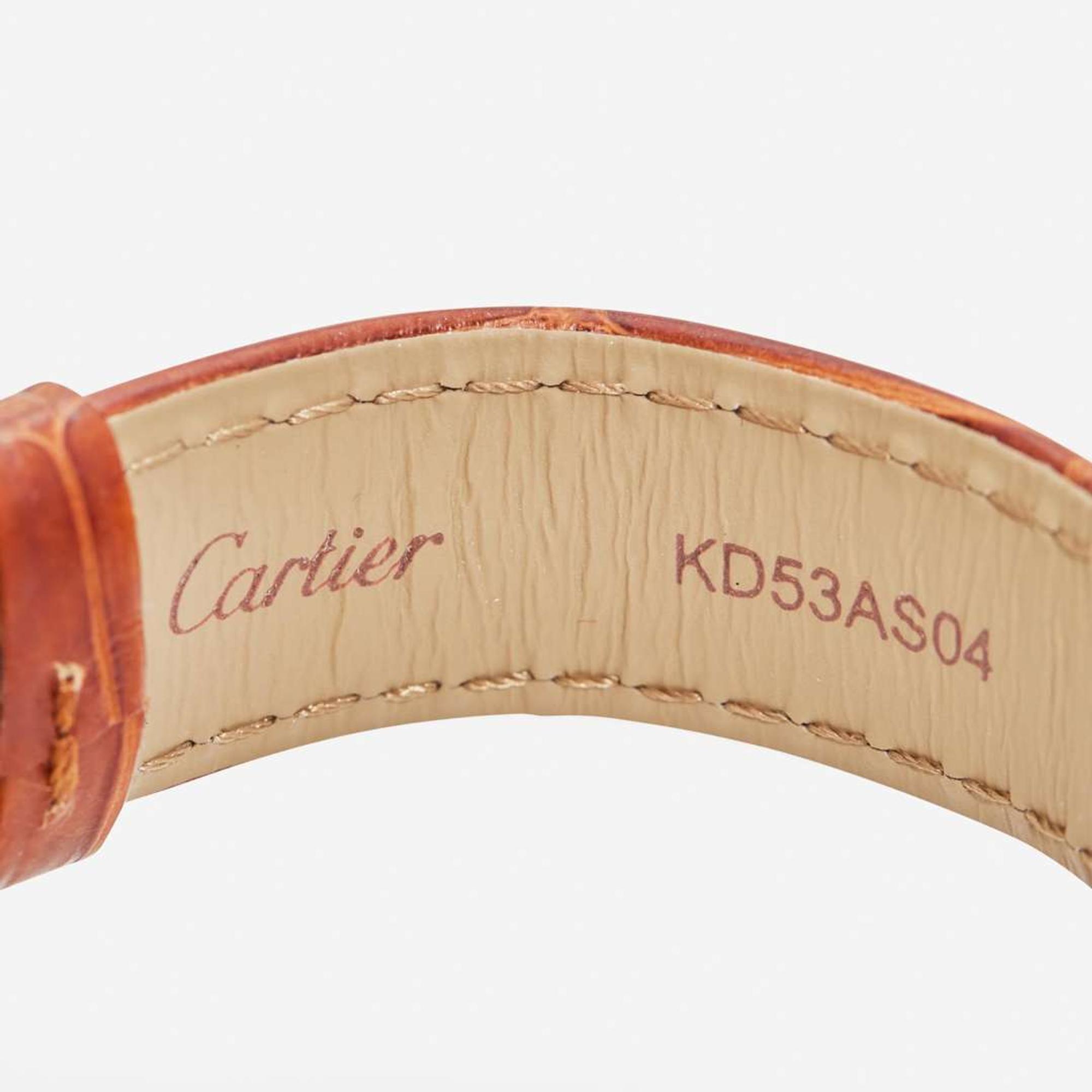 A Cartier Tank Watch