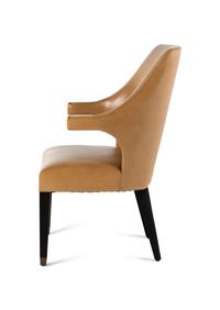 A Dessin Fournir Leather Upholstered Armchair