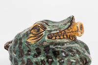 A Glazed Terra Cotta Serpent