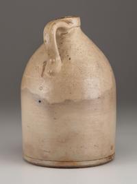 A J and E Norton Cobalt Decorated Stoneware Three-Gallon Jug