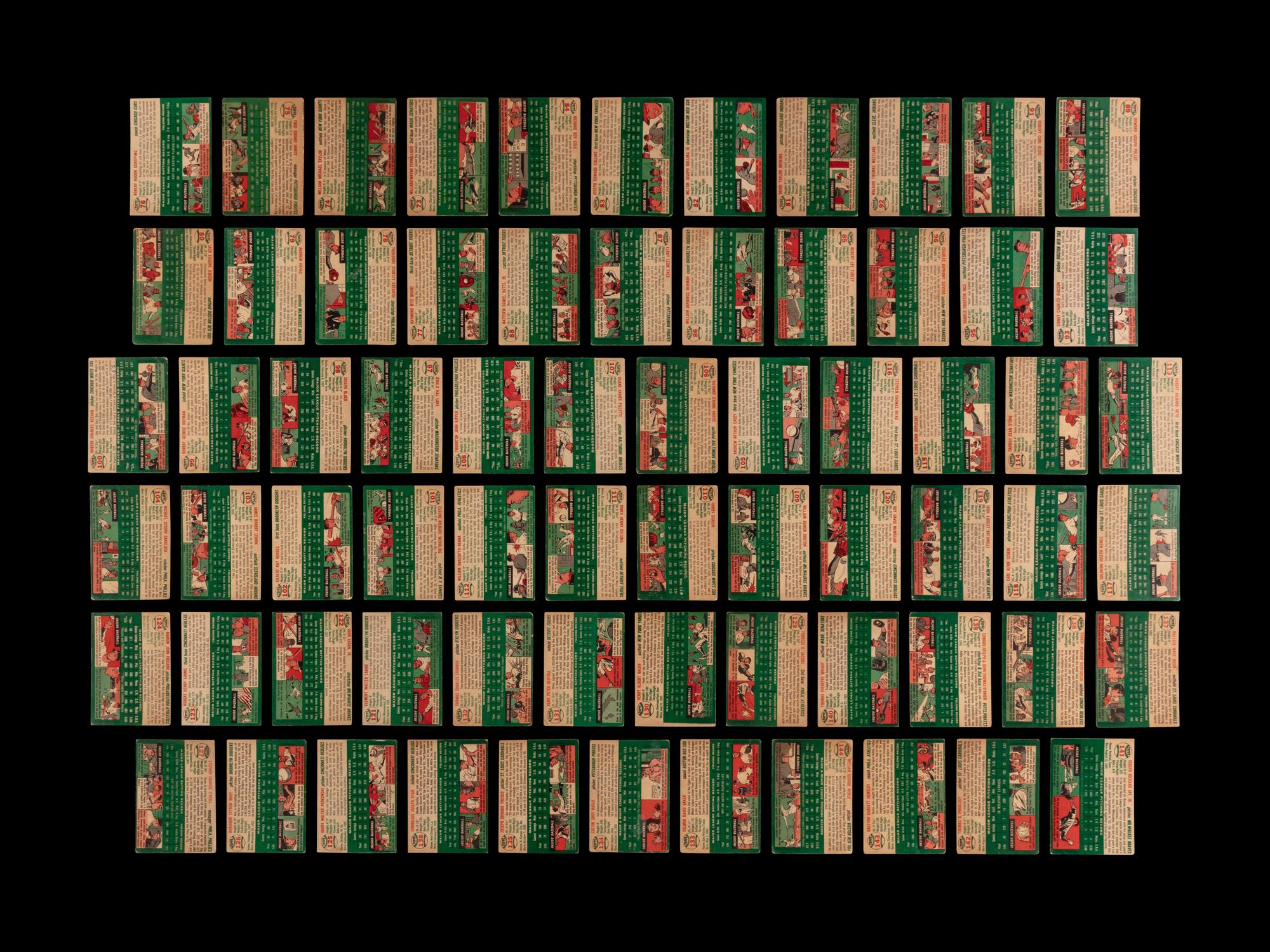 A Near Set of 1954 Topps Baseball Cards (243/250)