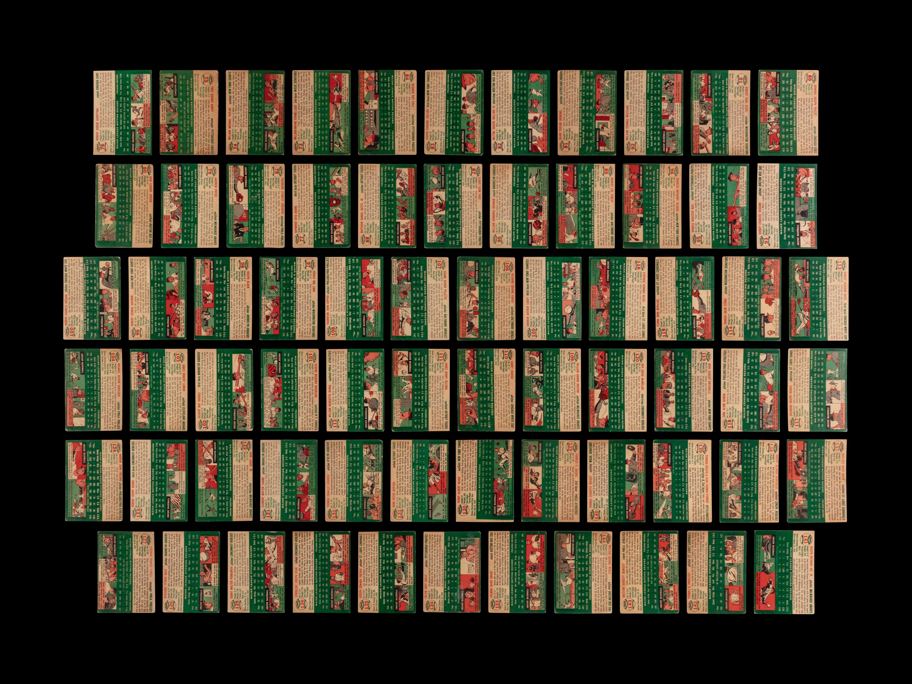 A Near Set of 1954 Topps Baseball Cards (243/250)