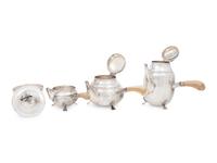 An American Five-Piece Silver Tea and Coffee Set