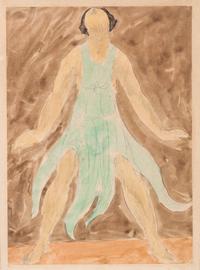 Abraham Walkowitz, (American, 1880-1965), Isadora Ouncan (two works); together with a signed photoprint of Best Day
