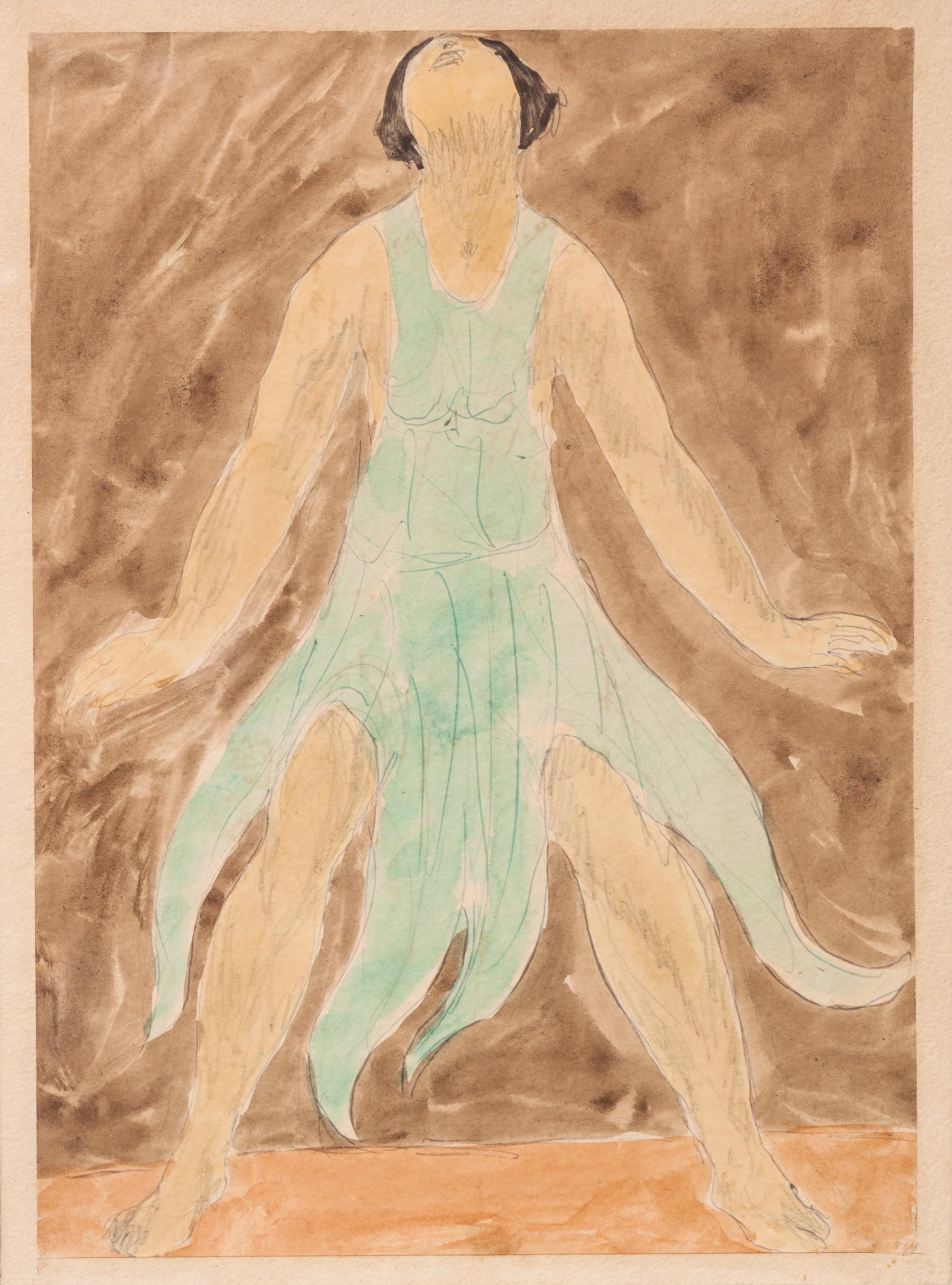 Abraham Walkowitz, (American, 1880-1965), Isadora Ouncan (two works); together with a signed photoprint of Best Day
