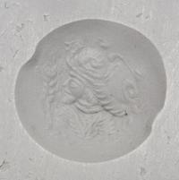 A Sasanian Banded Agate Seal with a Male Portrait Bust and Inscription