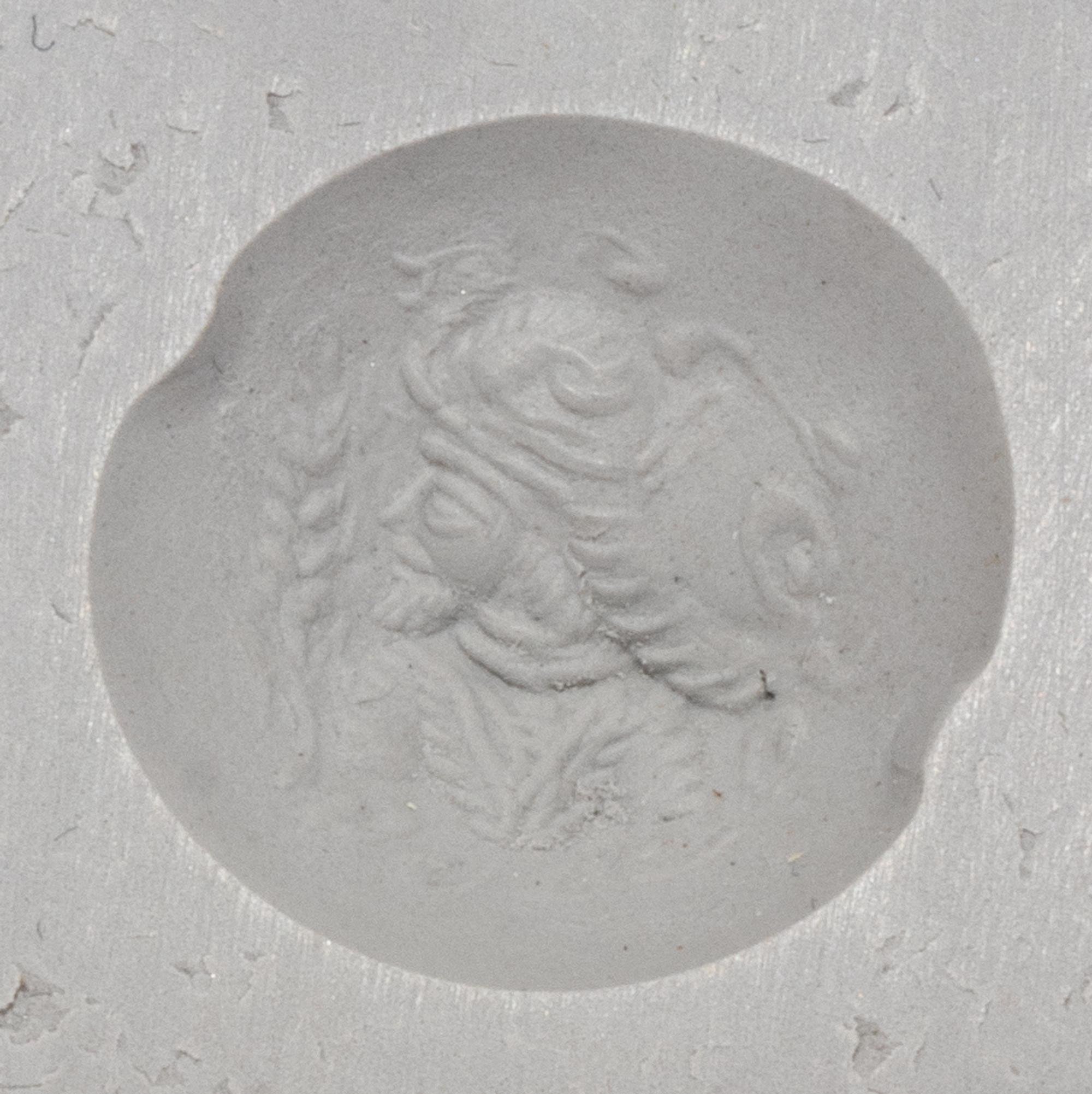 A Sasanian Banded Agate Seal with a Male Portrait Bust and Inscription