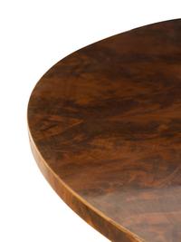 A Biedermeier Satinwood Inlaid Mahogany Tilt-Top Breakfast Table