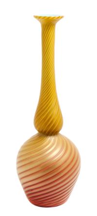 Stevens and Williams, FIRST HALF 20TH CENTURY, a large Pompeian Swirl glass vase