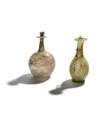 Two Roman Glass Jugs