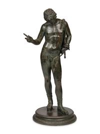 A Patinated Bronze Figure of Dionysus