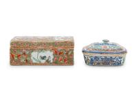 Two Chinese Export Porcelain Articles