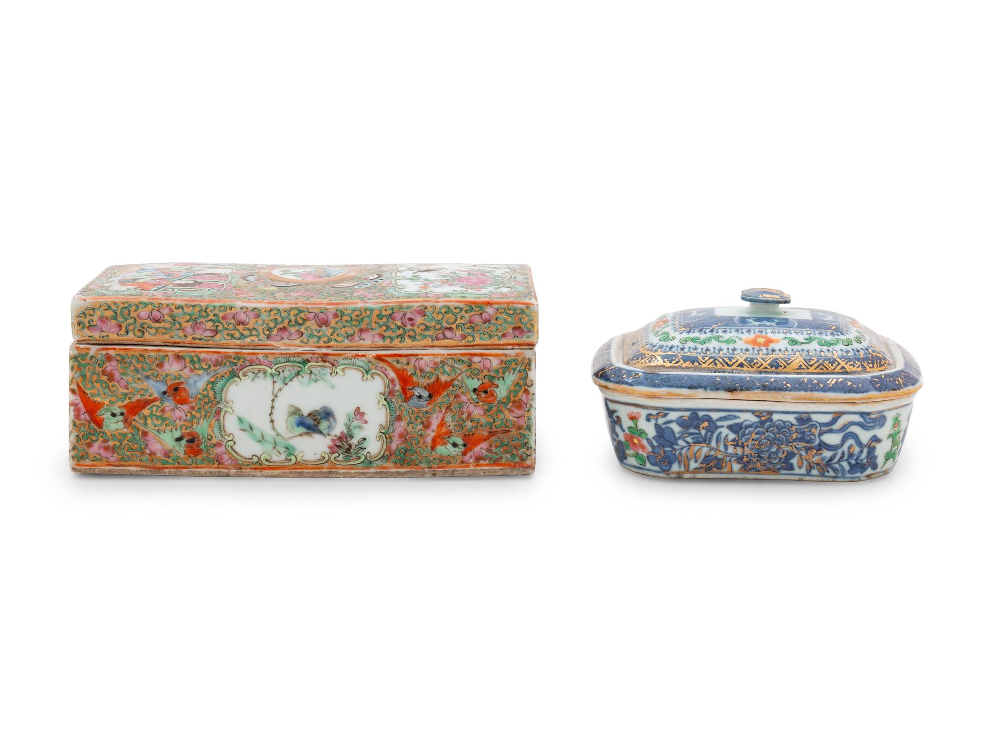 Two Chinese Export Porcelain Articles