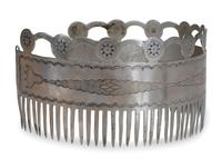 Menominee German Silver Hair Comb