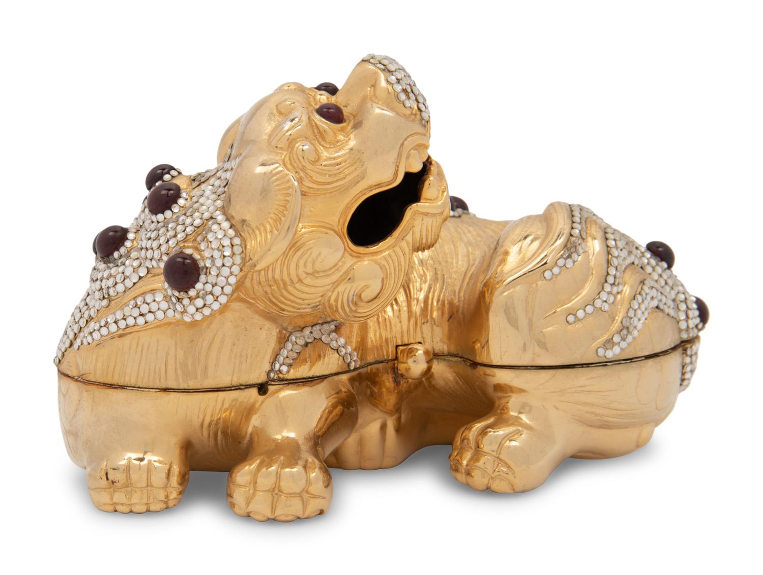 Judith Leiber Foo Dog Minaudière