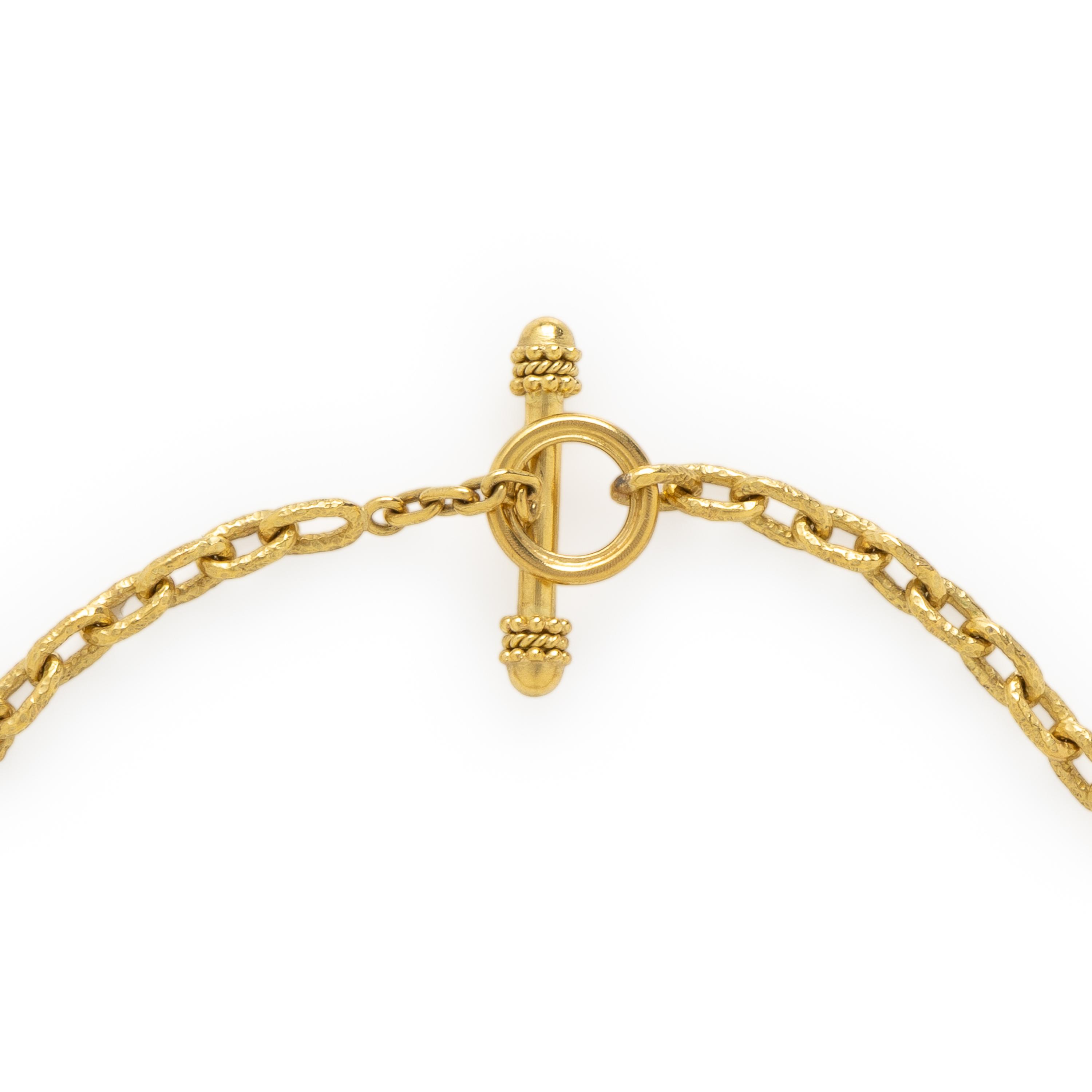 Elizabeth Locke, Yellow Gold Chain Necklace