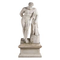 A Large Carved Marble Model of the Farnese Hercules