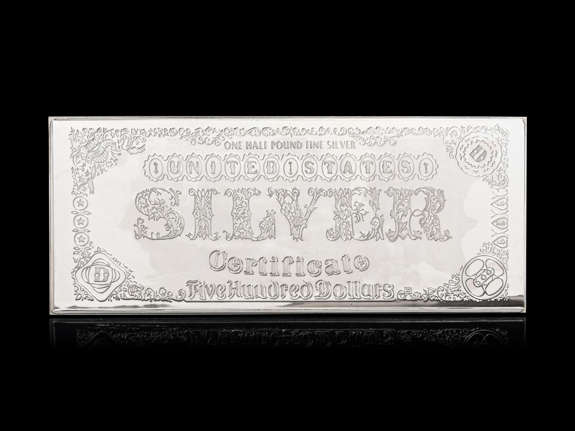 [PRIVATE ISSUE] An Educational Note Commemorative 1/2-Pound Silver Bar