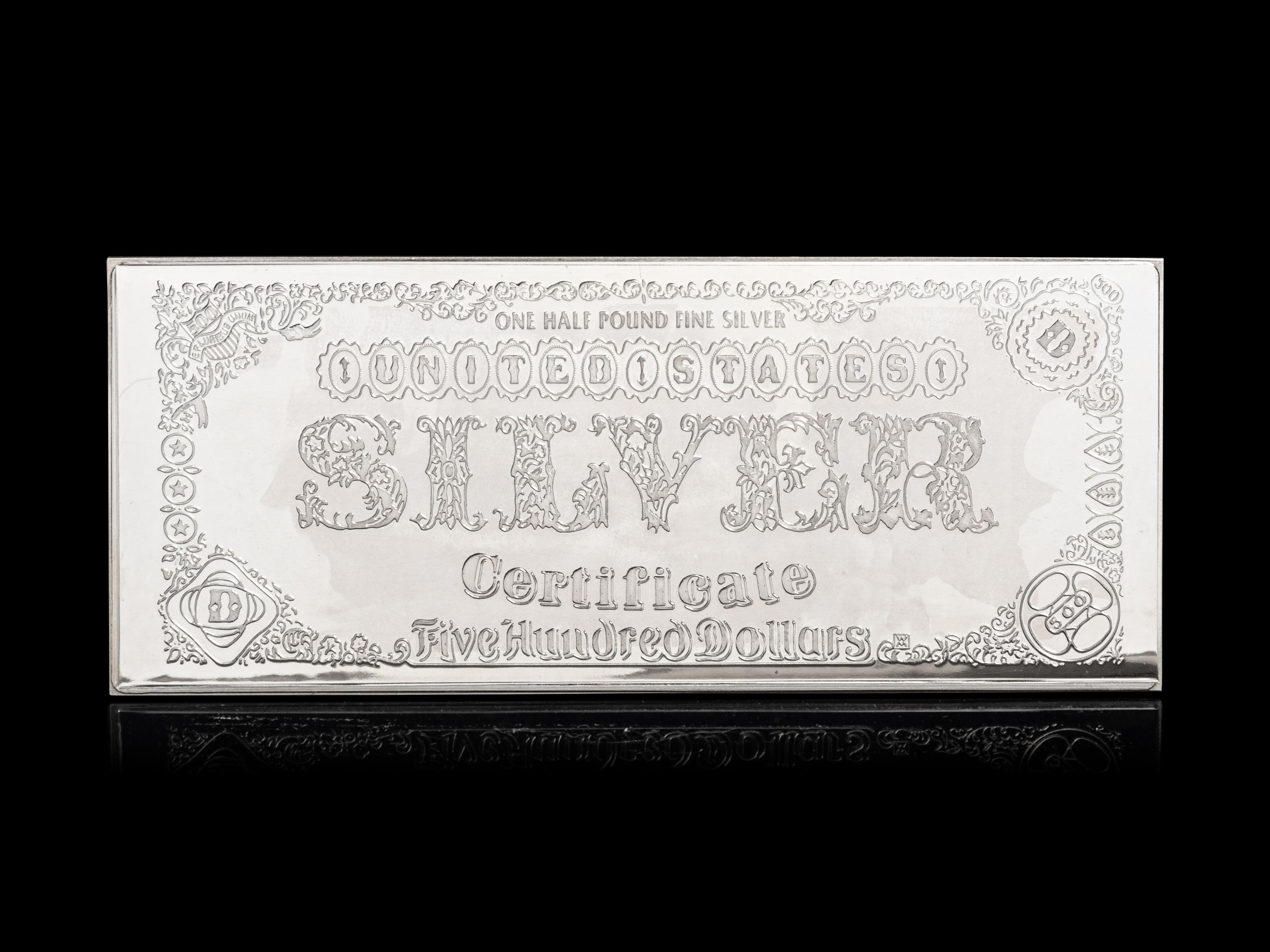 [PRIVATE ISSUE] An Educational Note Commemorative 1/2-Pound Silver Bar