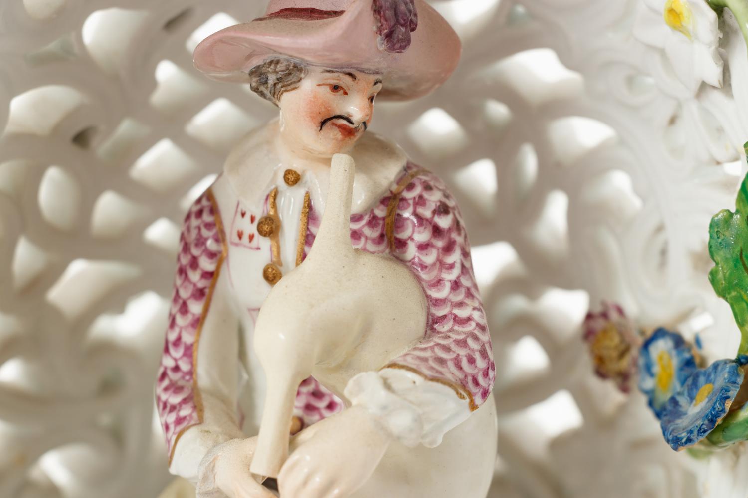 A Pair of Meissen Porcelain Figural Groups