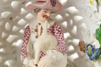 A Pair of Meissen Porcelain Figural Groups