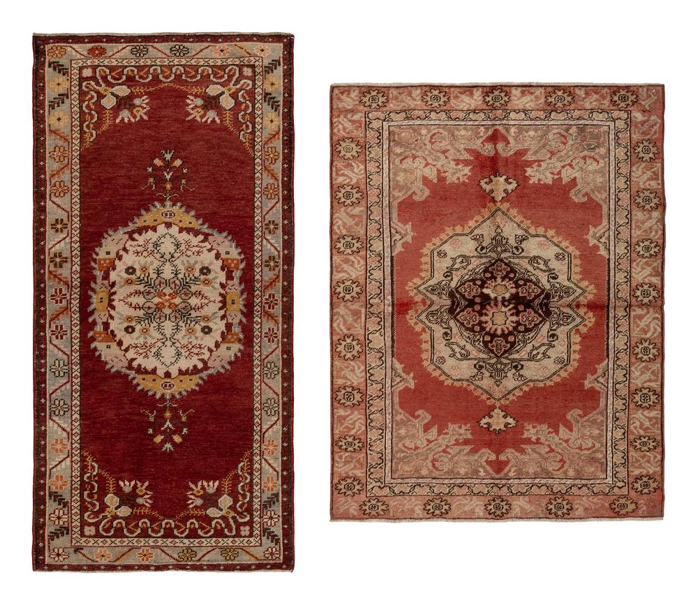 Two Oushak Rugs