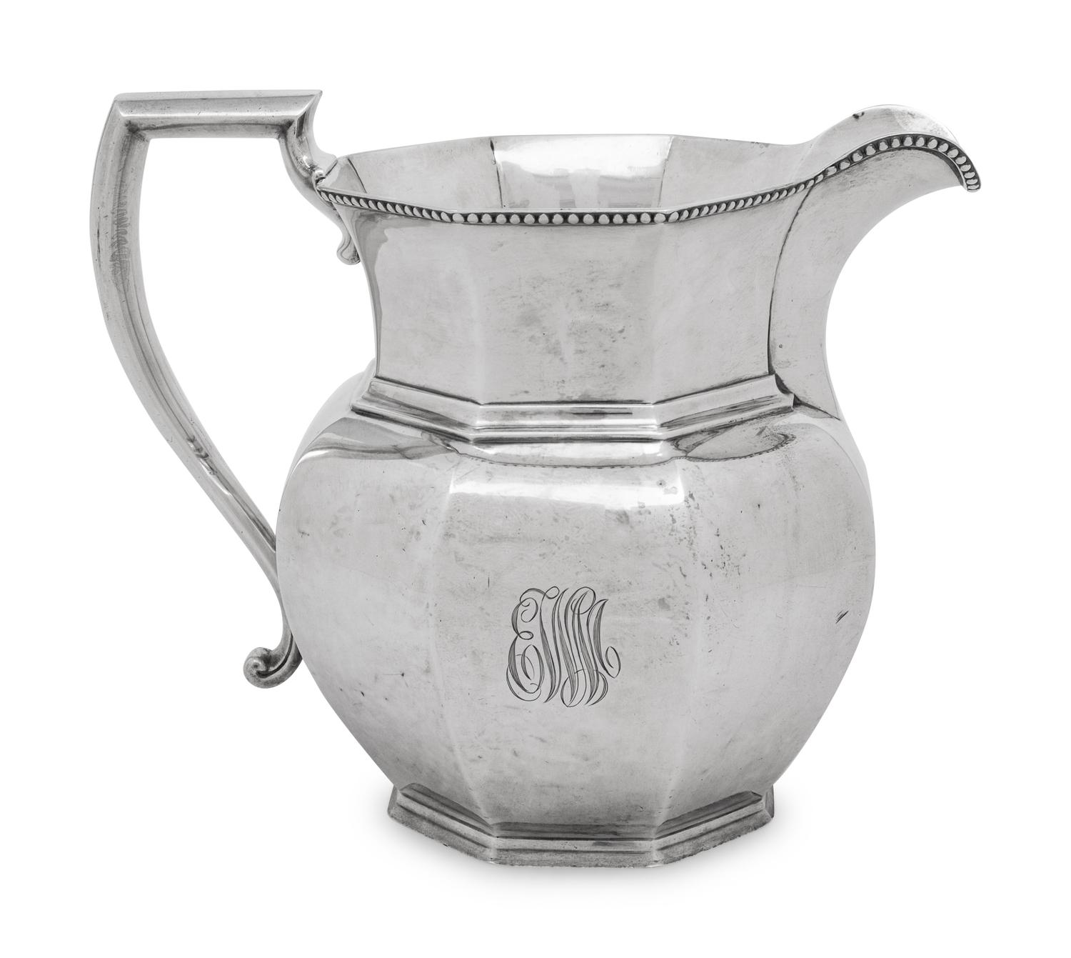 An American Silver Water Pitcher