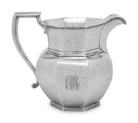 An American Silver Water Pitcher