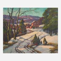 George Jensen (American, 1878–1977) Winter Landscape