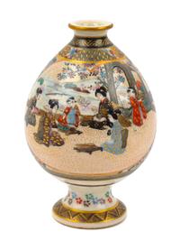 A Japanese Satsuma Porcelain Vase