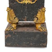 A Pair of Regency Gilt Metal Mounted Tole Vases