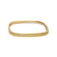 DIHN VAN, CARTIER, TRICOLOR GOLD BANGLE BRACELETS