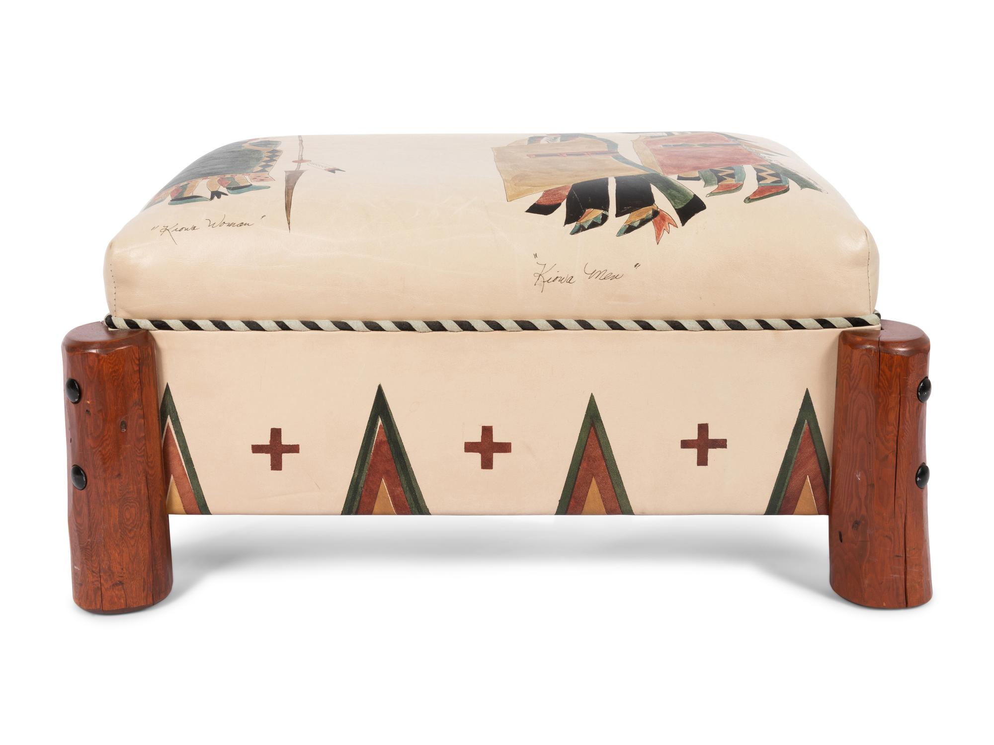 Original Club Chair and custom-made ottoman