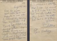 [African-Americana] Armstrong, Louis. Autograph Letter, signed, and Signed Photograph