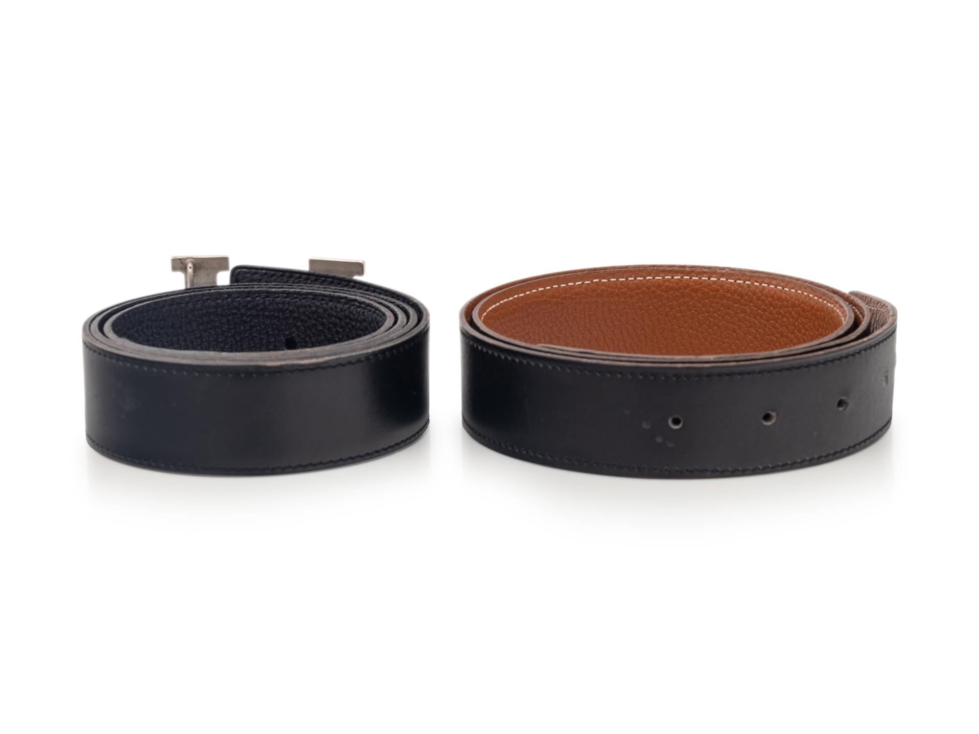 Hermès Constance Belt with Two Leather Straps