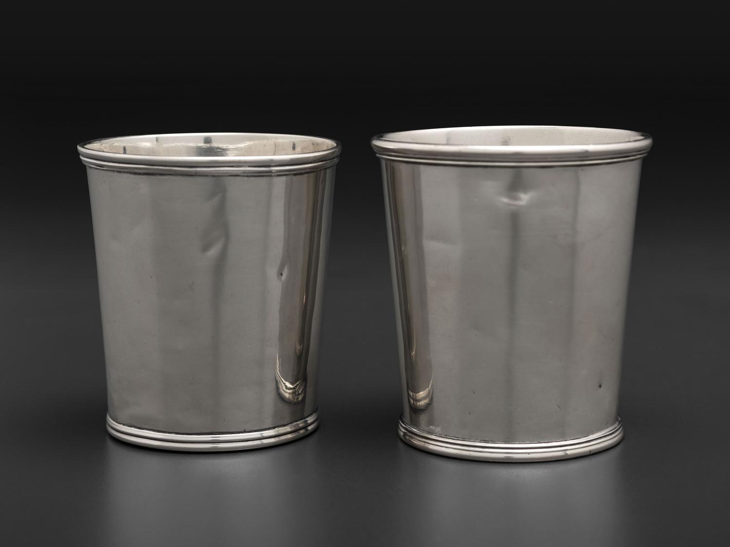 Two American Silver Julep Cups