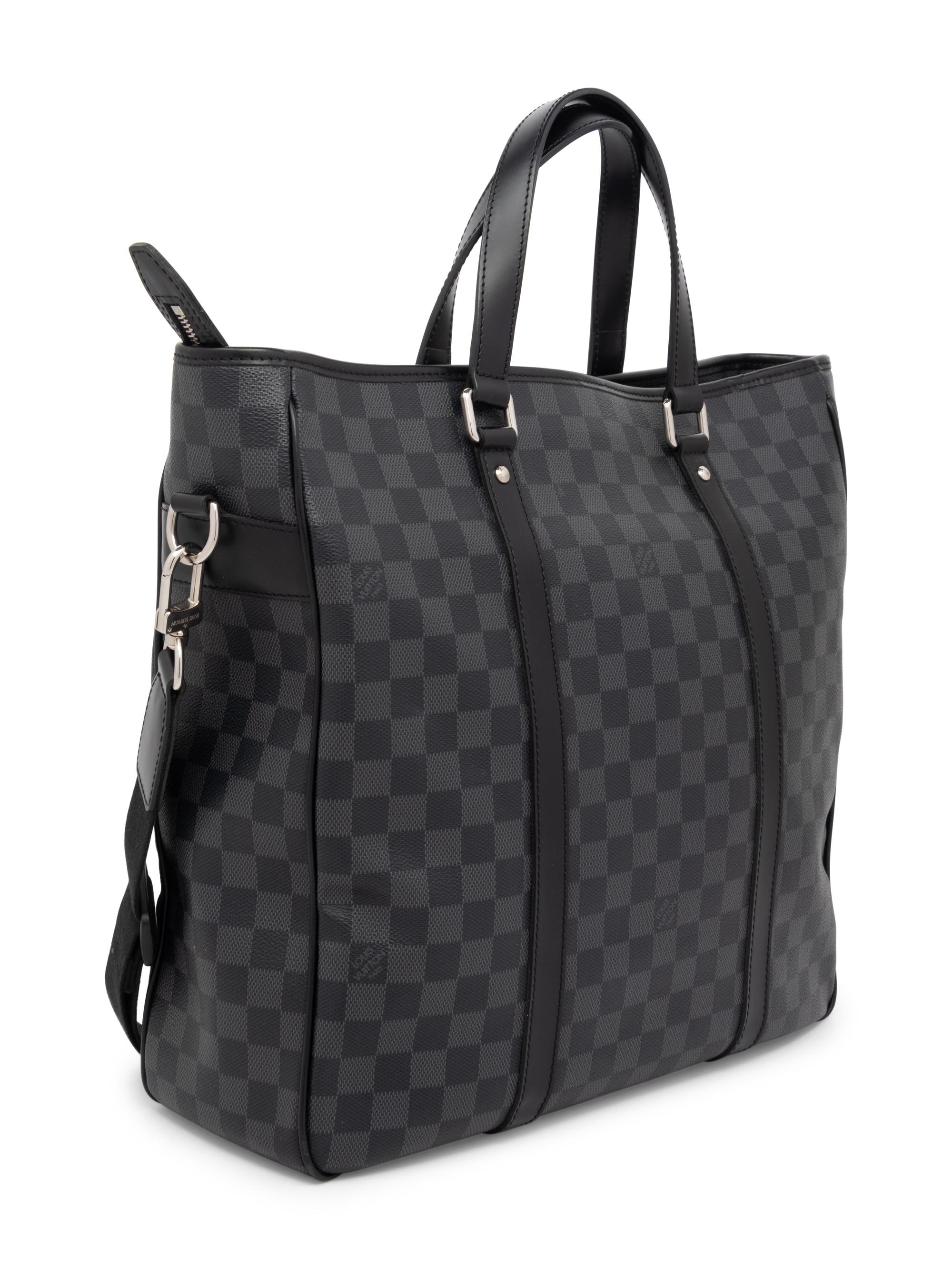 Louis Vuitton Tadao Handbag Damier Graphite MM, 2008