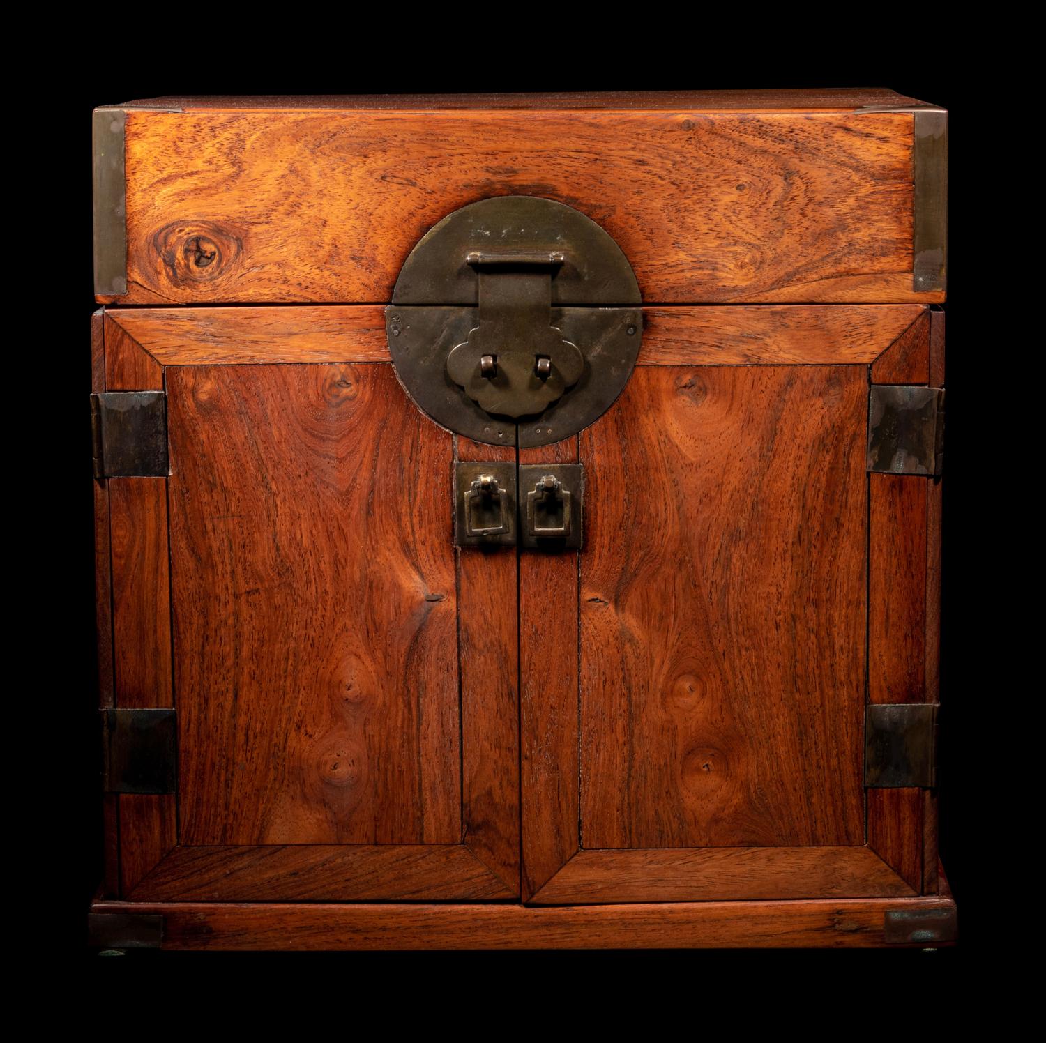 A Huanghuali Seal Chest, Guanpixiang