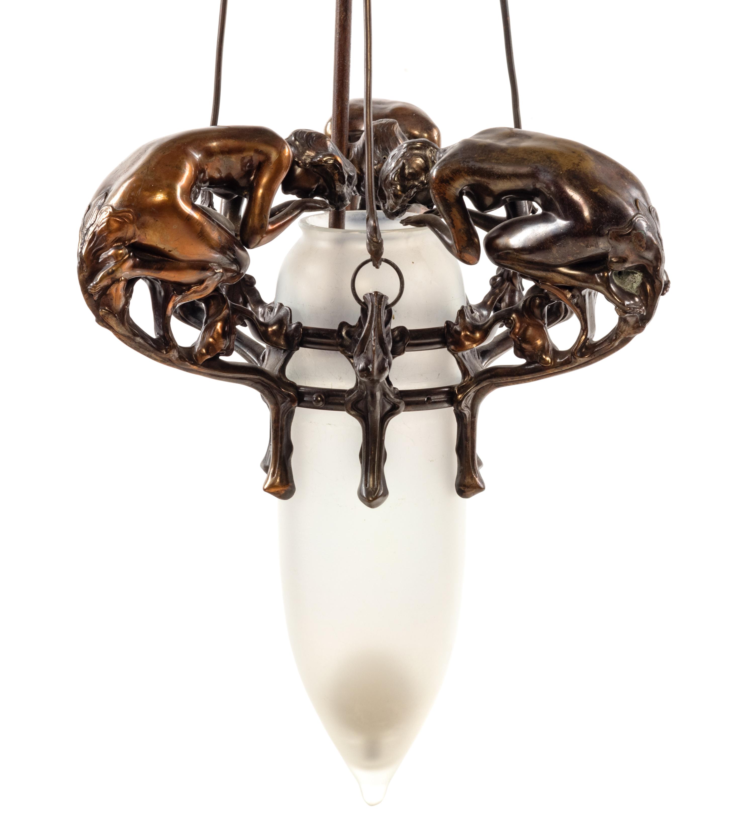 Art Deco Hanging Light