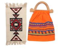 A Southwest Style Purse Height of purse 9 x 11 1/2 inches.