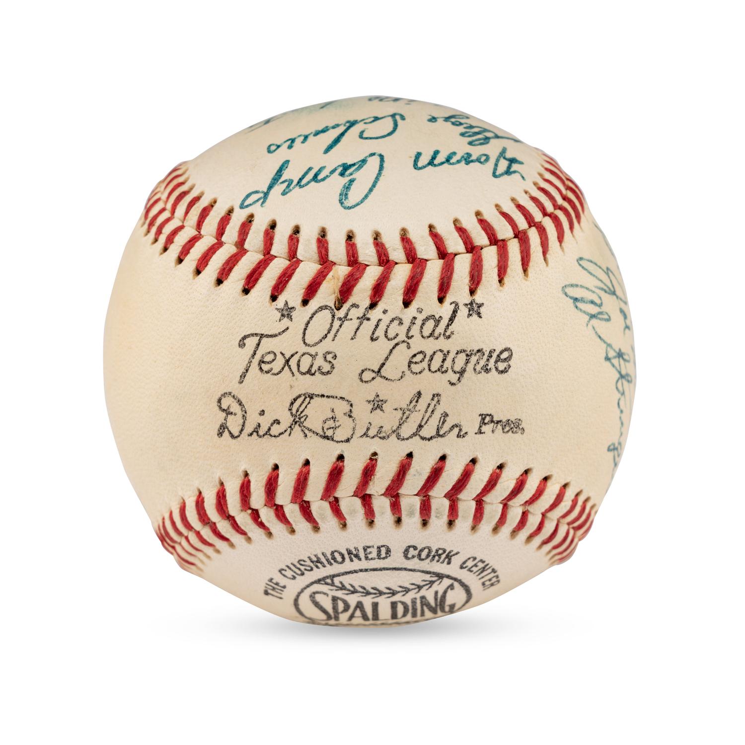 A 1955 Tulsa Oilers Team Signed Autograph Baseball