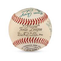A 1955 Tulsa Oilers Team Signed Autograph Baseball