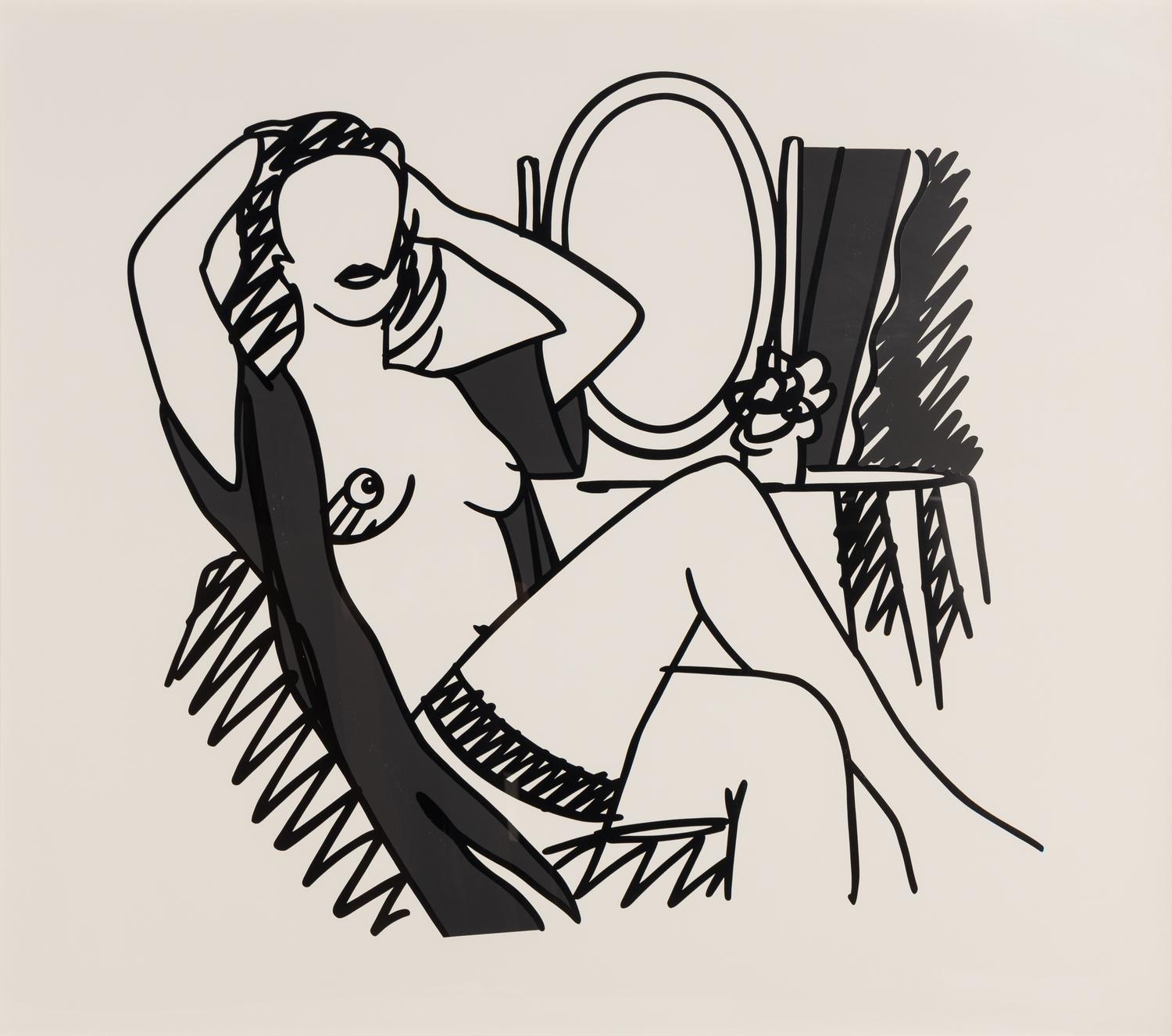 Nude and Mirror, 1990